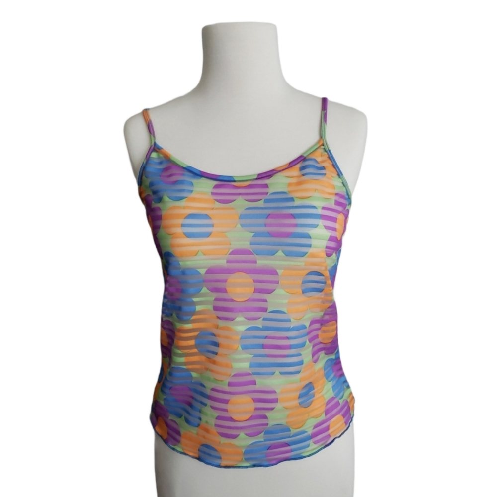SOLD Vintage Y2K Floral Tank 🌼 - Picture 3 of 5